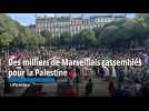 Des milliers de Marseillais rassemblés pour la Palestine ce mardi