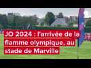 L'arrivée festive de la flamme olympique à Marville