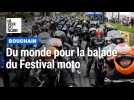 Bouchain : le départ de la balade du festival moto