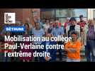 Mobilisation au collège Verlaine de Béthune contre l'extrême-droite