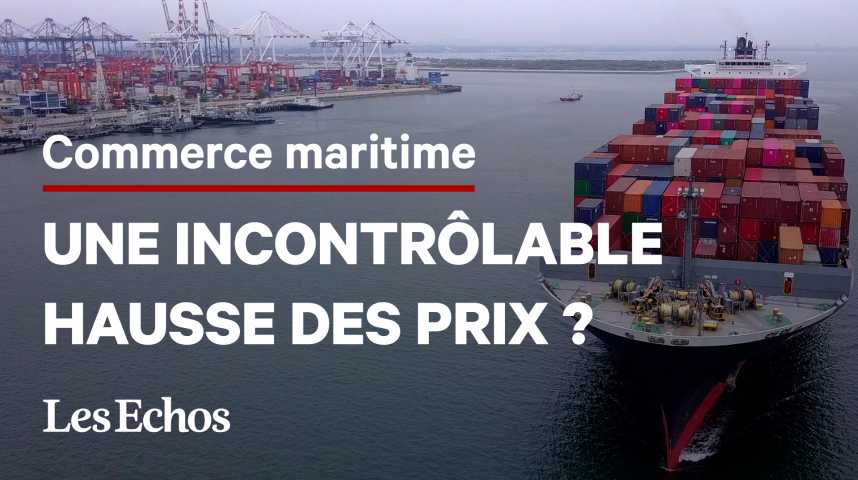 Illustration pour la vidéo  Pourquoi les prix du transport maritime s’affolent ?