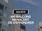 140 balcons menacent de s'effondrer à Muret, une ville située près de Toulouse
