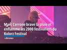 Marc Cerrone brave la pluie et enflamme les 2000 festivaliers du Kolorz Festival