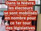 Politique - Législatives anticipées : à midi, le taux de participation est en forte hausse dans la Nièvre