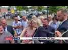1er tour des élections législatives : ambiance au QG de Marine Le Pen à Hénin-Beaumont