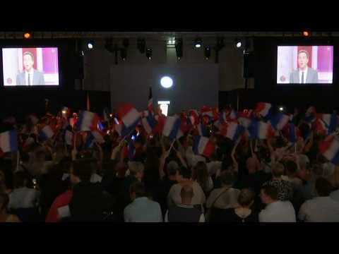 French general elections: jubilation at far-right RN headquarters