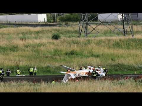 Crash of a tourist plane in Seine-et-Marne near Paris