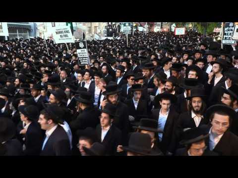 Ultra-Orthodox Jews protest their military conscription