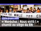 Législatives 2024 : 60 musiciens chantent « Maréchal ! Nous voilà ! » devant le siège du RN