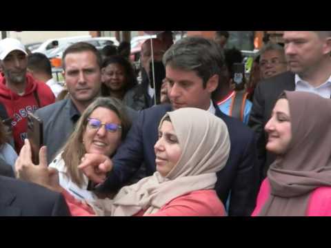 French elections : Attal on campaign trail in central France