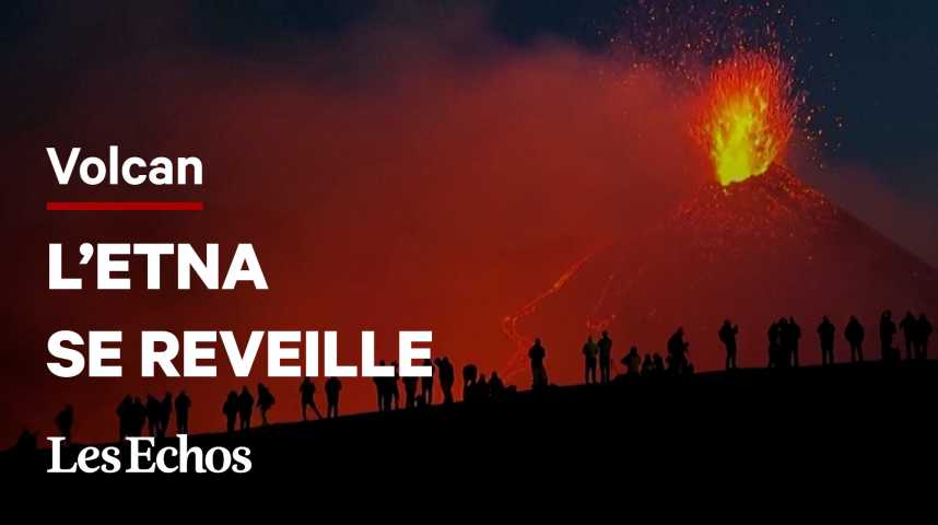 Illustration pour la vidéo Etna : les images de la nouvelle éruption