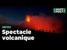 L'Etna est en pleine éruption et offre un spectacle magique