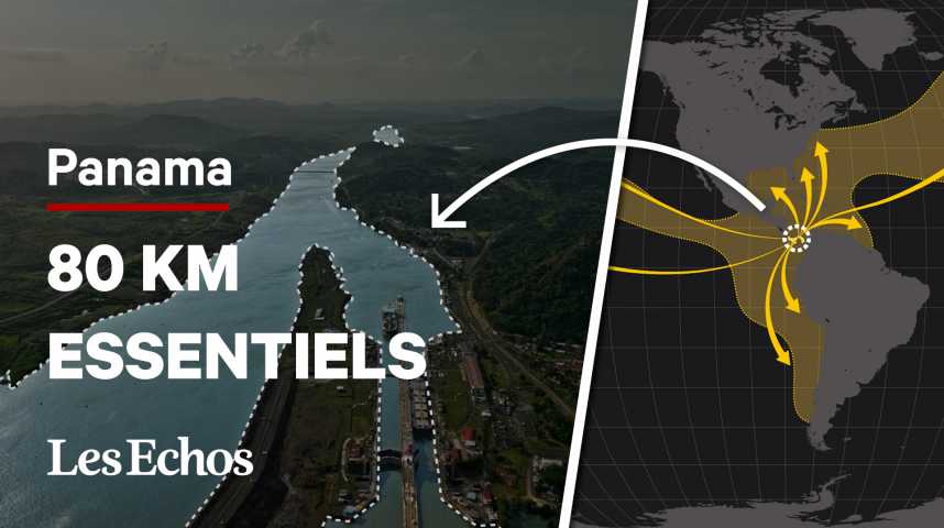 Illustration pour la vidéo Le canal de Panama va-t-il disparaître ?