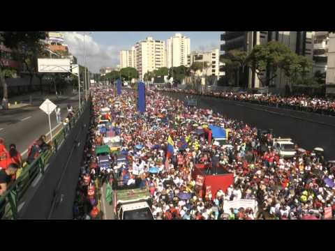 Venezuela: President Maduro's supporters rally as election campaign kicks off