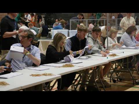 Vote count begins in constituency of UK prime minister