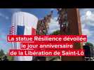 VIDÉO. Symbole d'espoir et de paix, la statue Résilience a été inaugurée à Saint-Lô