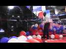 Workers pop balloons, clean Republican National Convention venue