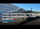 La base aérienne d'Orange inaugure son premier escadron de rafales, l'unité Vendée 1/5