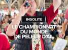 Gabriel Delboulbes sacré champion du monde de peleur d'ail