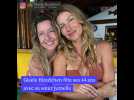 Gisèle Bündchen fête ses 44 ans avec sa soeur jumelle