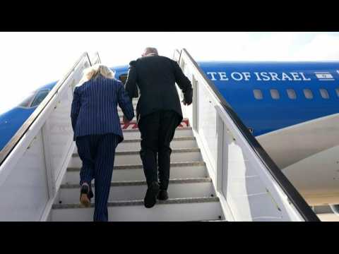 Israeli PM Netanyahu boards plane for Washington