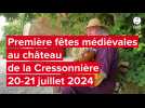 Vidéo. Les premières fêtes médiévales de Cezais au château de la Cressonnière.