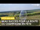 Beau succès pour le premier jour de la Route du champagne en fête 2024