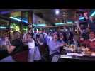 Elation in Paris bar after France's opening goal against Spain