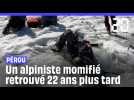 Pérou : Le corps d'un alpiniste retrouvé momifié 22 ans plus tard #shorts