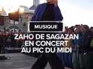 Zaho de Sagazan en concert au Pic du Midi