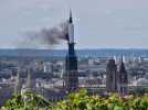 VIDÉO. La flèche de la cathédrale de Rouen a pris feu ce jeudi midi