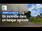 Quiéry-la-Motte : un hangar agricole détruit par un incendie