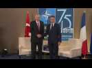 Macron meets with Erdogan at NATO summit