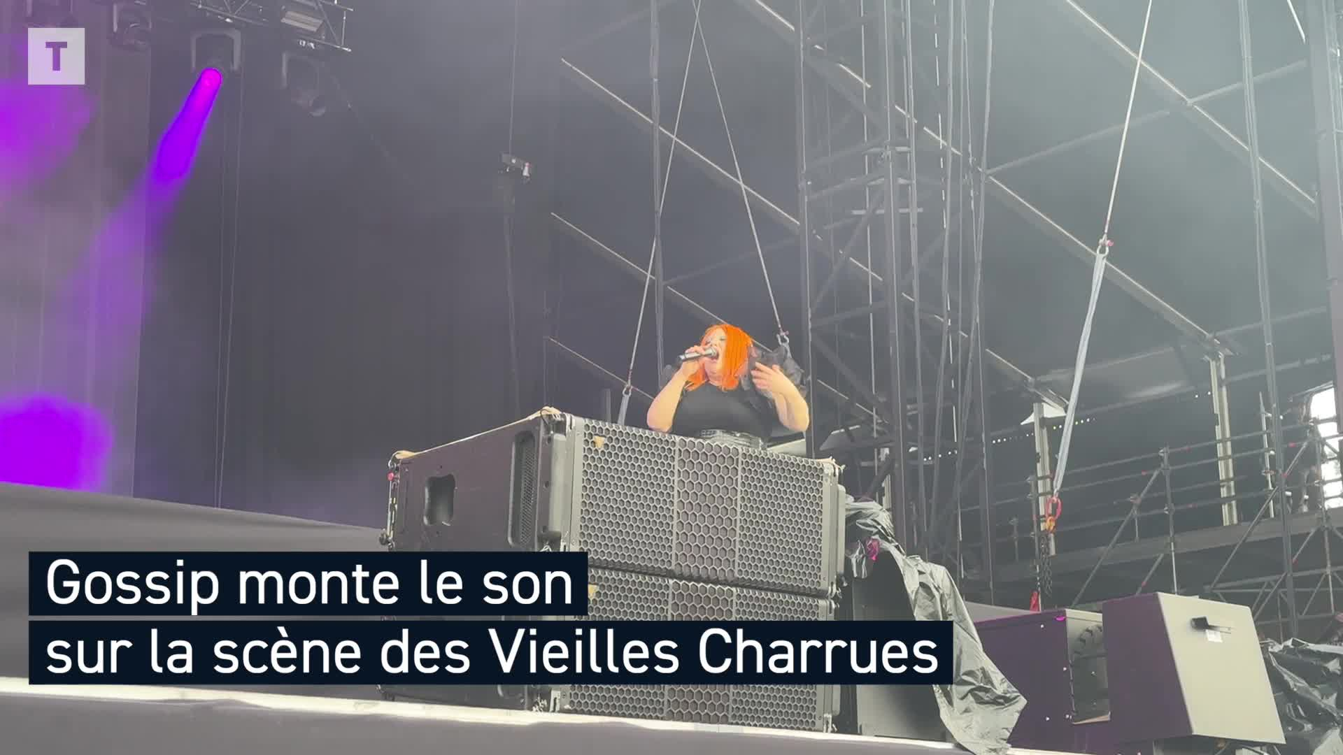 Avec Gossip sur la scène des Vieilles Charrues, l'esprit dance-punk s'est emparé de Kerampuilh [Vidéo]