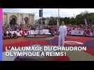 Revivez l'allumage du chaudron olympique à Reims ...