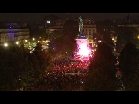 Protesters rally in Paris against far-right election win