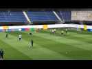 Foot Euro entraînement équipe de France J-4 France - Portugal jeu de passes