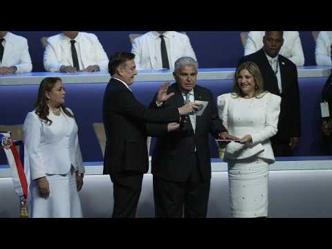 Jose Raul Mulino is sworn in as President of Panama