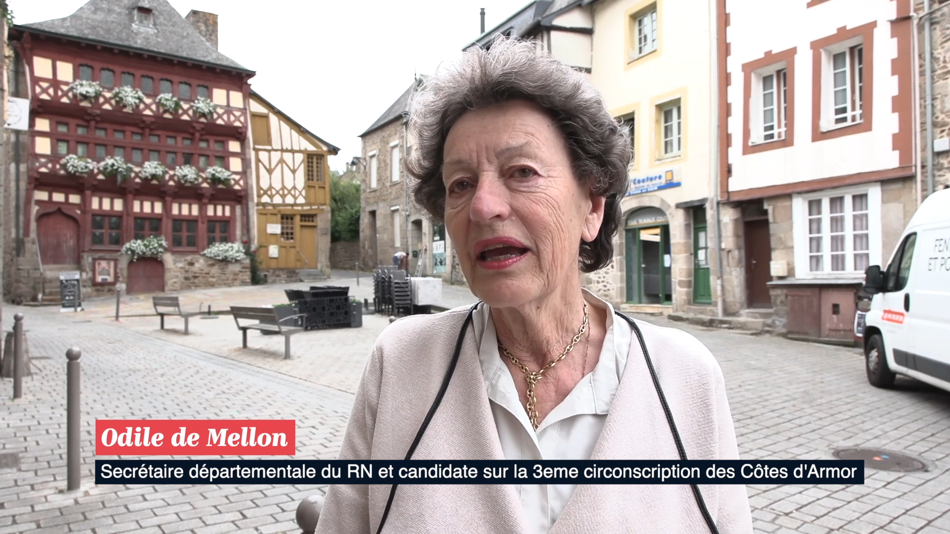 Législatives : réaction d'Odile de Mellon, secrétaire du RN dans les Côtes-d'Armor [Vidéo]