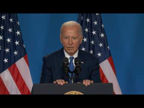 Biden says VP Harris is 'qualified to be president'