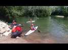 Avion: entrainement canoë-kayak aux Glissoires