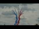 Patrouille de France flyover closes Bastille Day parade in Paris