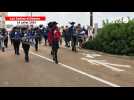 Aux Sables-d'Olonne, la pluie accompagne le défilé du 14 juillet