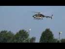 Police helicopter at scene of Trump assassination attempt