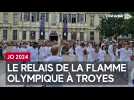 Le relais de la flamme olympique des JO 2024 à Troyes et l'allumage du chaudron