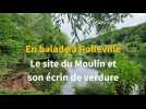 Balade dans le site du Moulin à Rolleville près du Havre