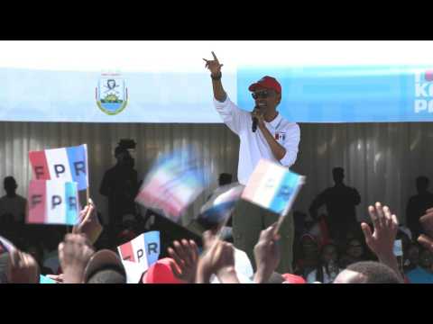 President Paul Kagame holds final rally ahead of presidential vote in Kigali