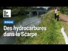 Importante pollution aux hydrocarbures dans la Scarpe à Douai