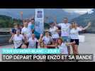 Top départ du tour du Mont-Blanc pour Enzo et sa bande