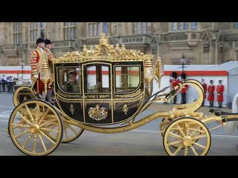 King Charles arrives at Parliament for State Opening